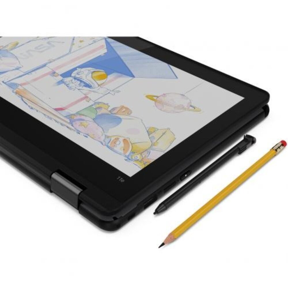 E-4 Lenovo 300e 2nd Gen 11.6" Touchscreen Laptop 4GB 128GB SSD Win10 64-bit - Picture 6 of 10
